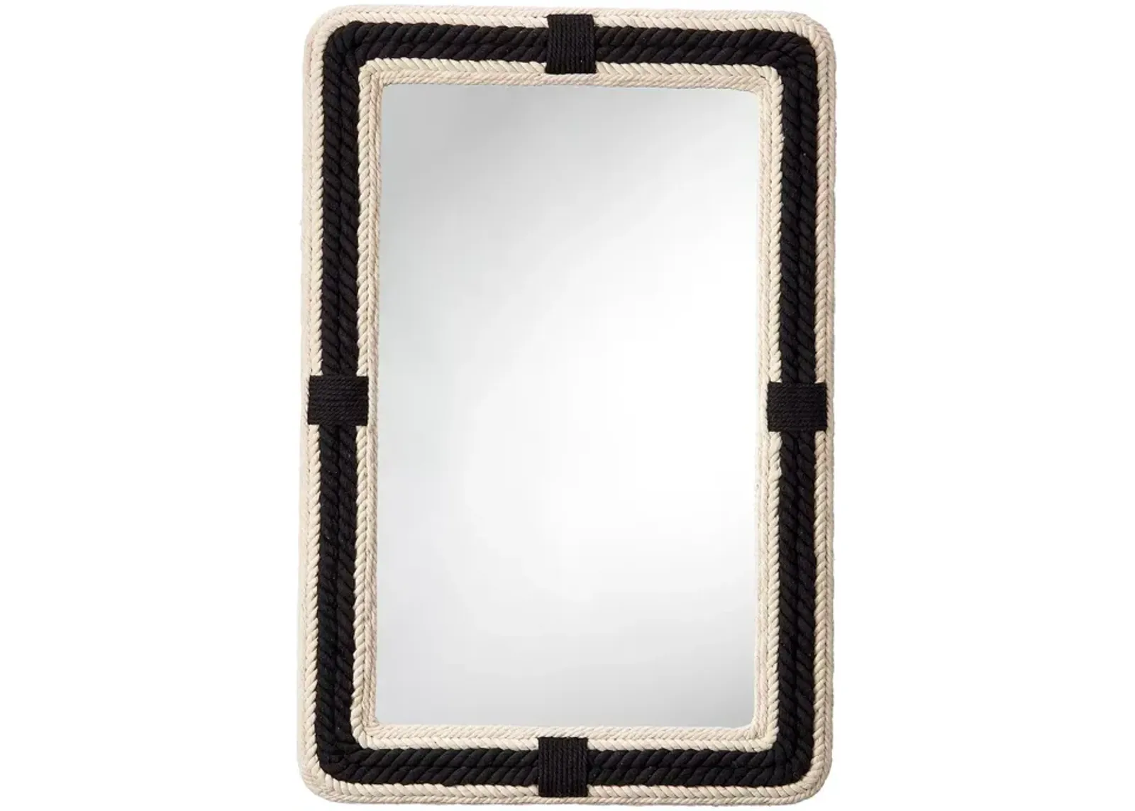 Bloomingdale's Contrast Jute Rectangle Mirror