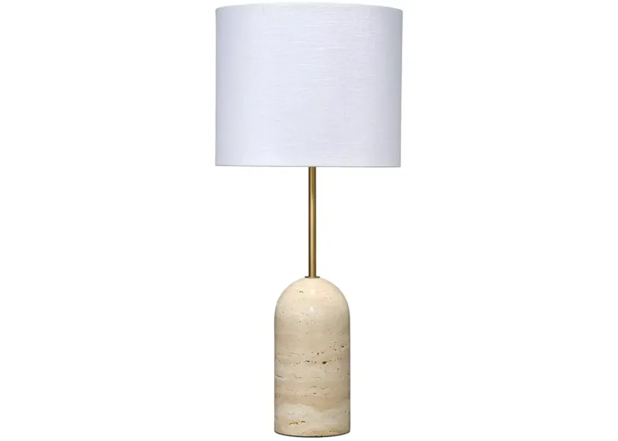 Jamie Young Holt Travertine Table Lamp