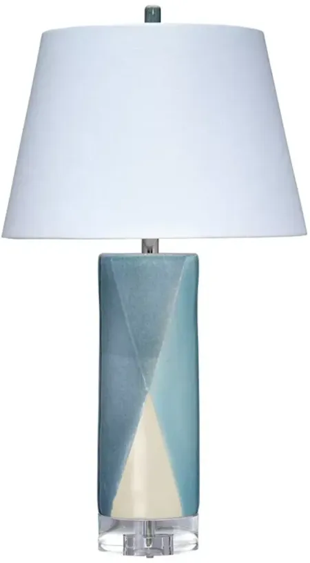 Jamie Young Diamond Ceramic Table Lamp 