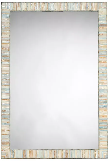 Jamie Young Heron Mother of Pearl Rectangle Mirror 