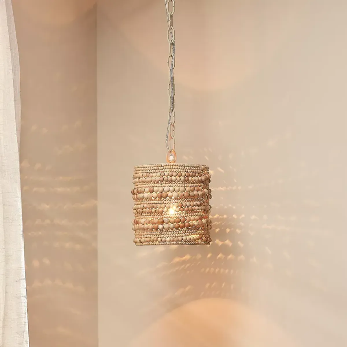 Jamie Young Strand Beaded Pendant Light