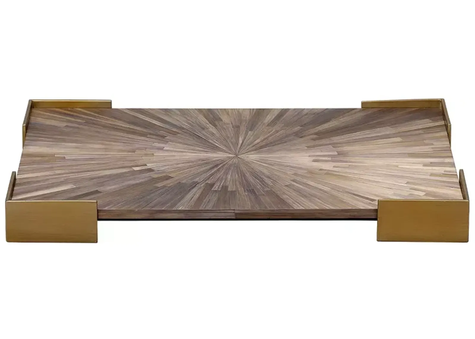 Jamie Young Palm Marquetry Tray