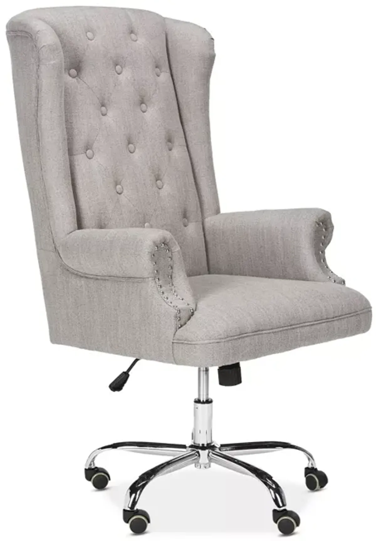 Safavieh Ian Linen Swivel Office Chair