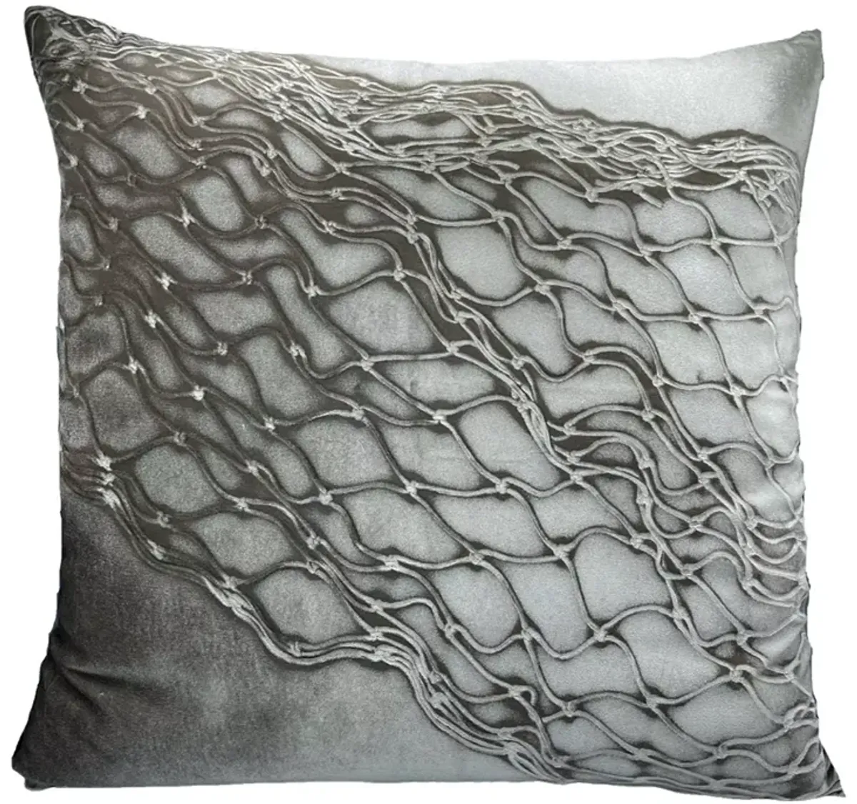 Aviva Stanoff Net on Cobble Decorative Pillow