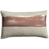 Aviva Stanoff Rose Gold Pink Decorative Pillow, 12" x 20"