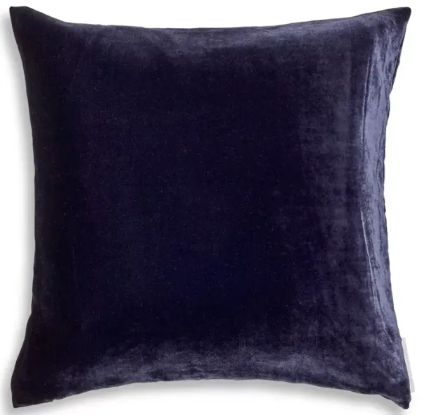 Aviva Stanoff Peacock Silk Velvet Pillow, 20" x 20"