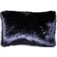 Aviva Stanoff Navy Bark Decorative Pillow, 12" x 18"