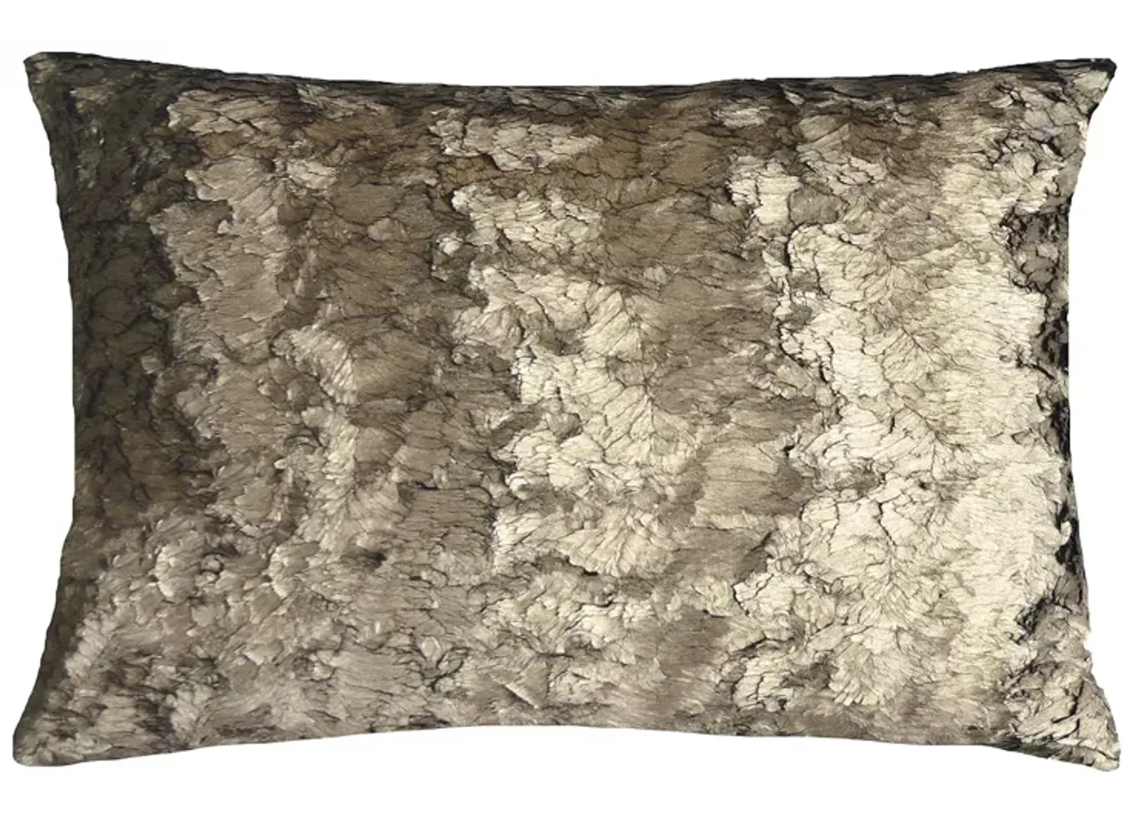 Aviva Stanoff Bronze Frost Pillow, 12" x 20"