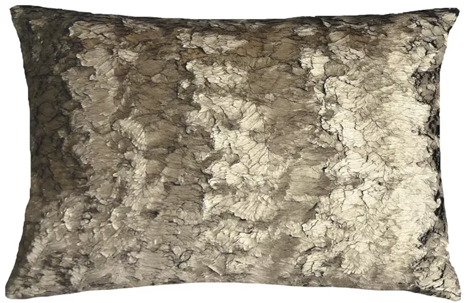 Aviva Stanoff Bronze Frost Pillow, 12" x 20"