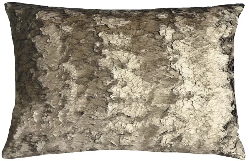 Aviva Stanoff Bronze Frost Decorative Pillow, 12" x 20"