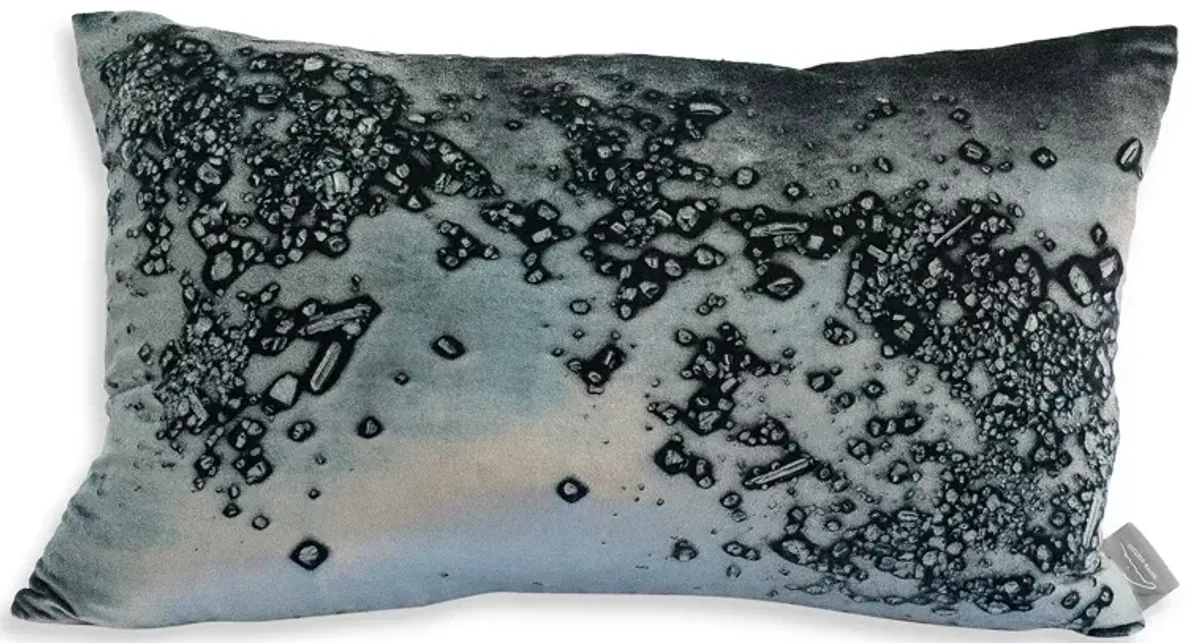 Aviva Stanoff Mineral Solana Signature Velvet Collection Pillow 12" x 20" 