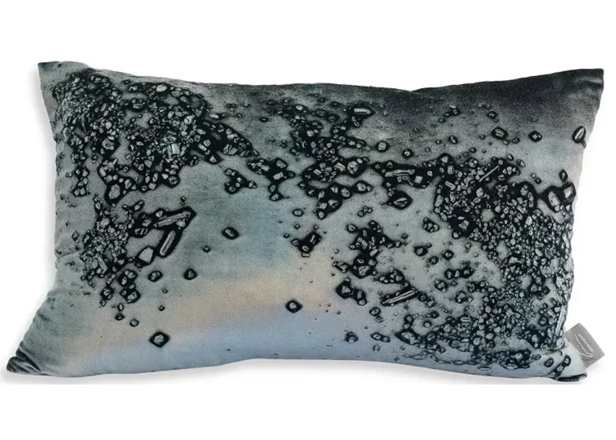 Aviva Stanoff Mineral Solana Signature Velvet Collection Pillow 12" x 20" 