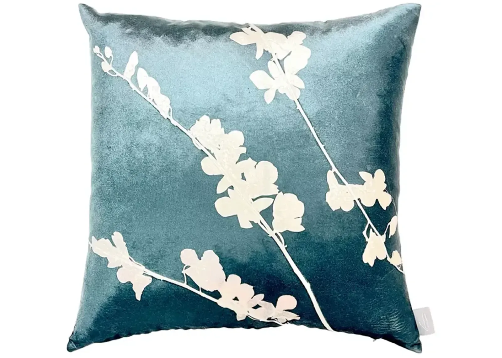 Aviva Stanoff Orchid Malachite Signature Velvet Collection Pillow, 20" x 20"