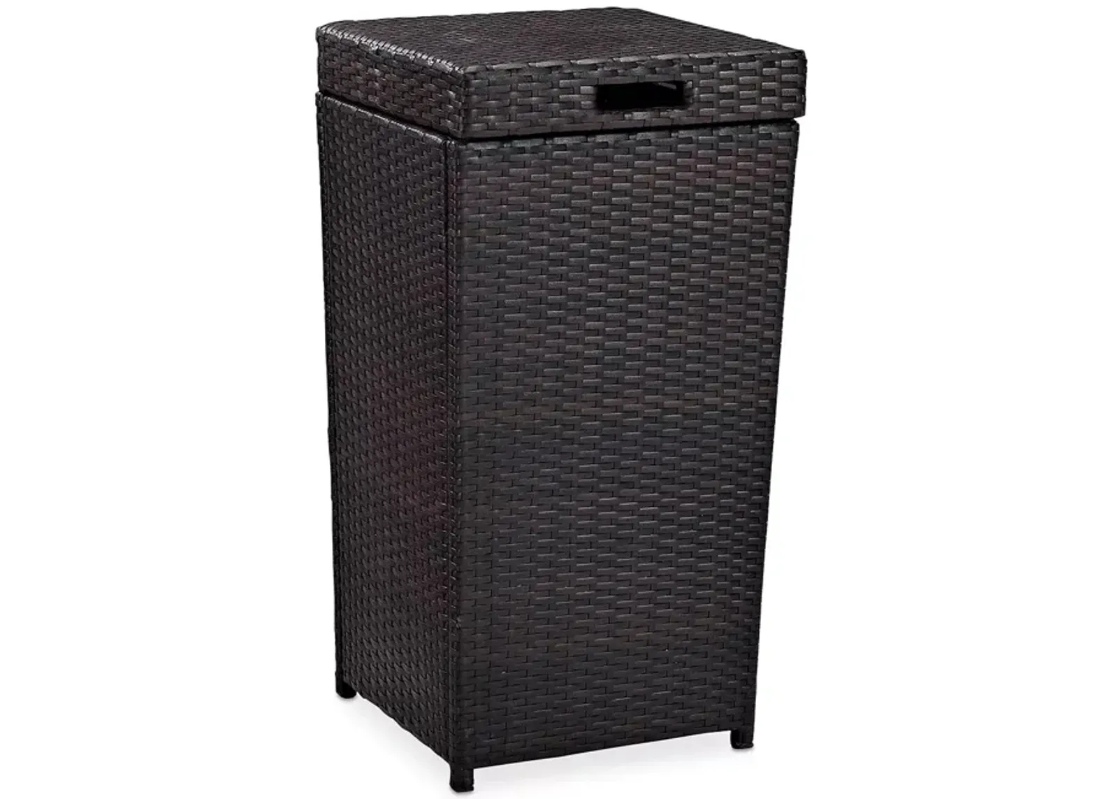 Sparrow & Wren Avalon Outdoor Wicker Trash Bin