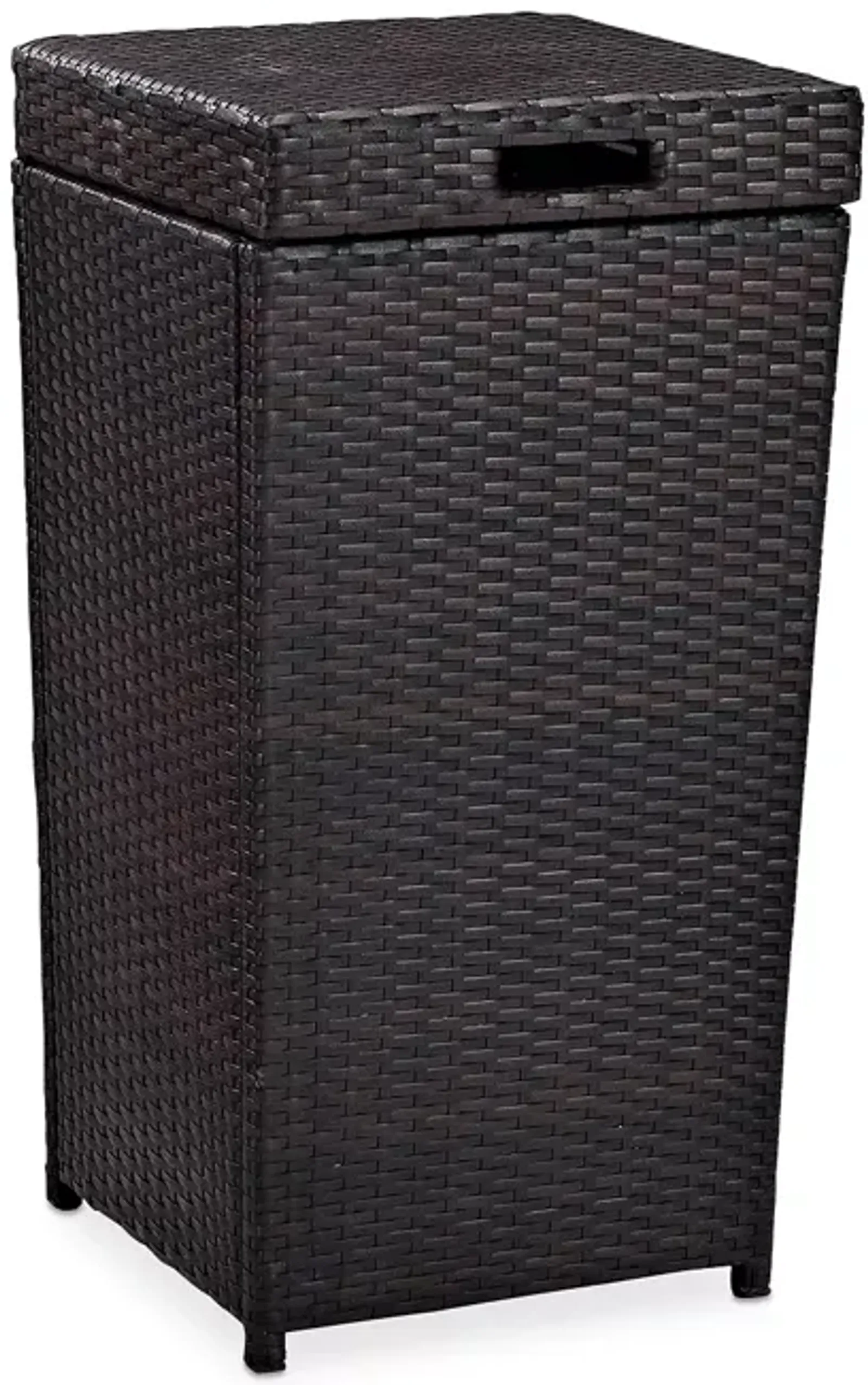 Sparrow & Wren Avalon Outdoor Wicker Trash Bin