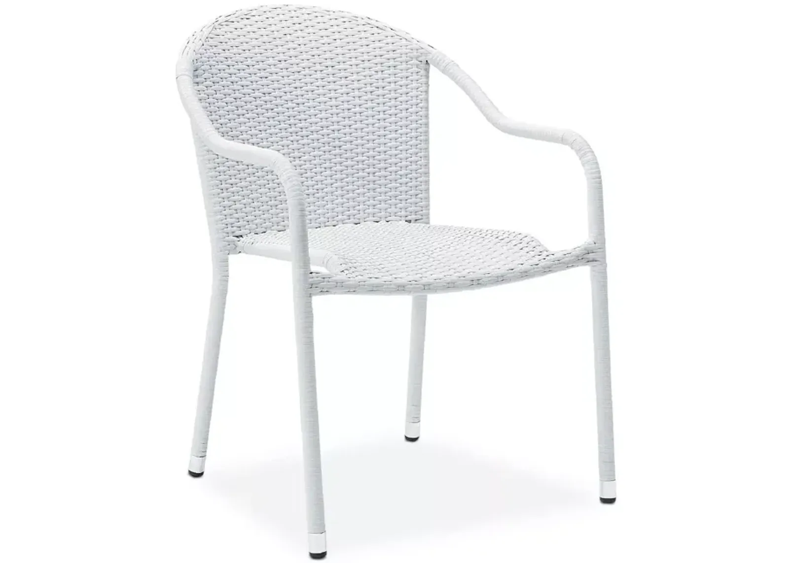 Sparrow & Wren Avalon 2 Piece Outdoor Wicker Stackable Chair Set