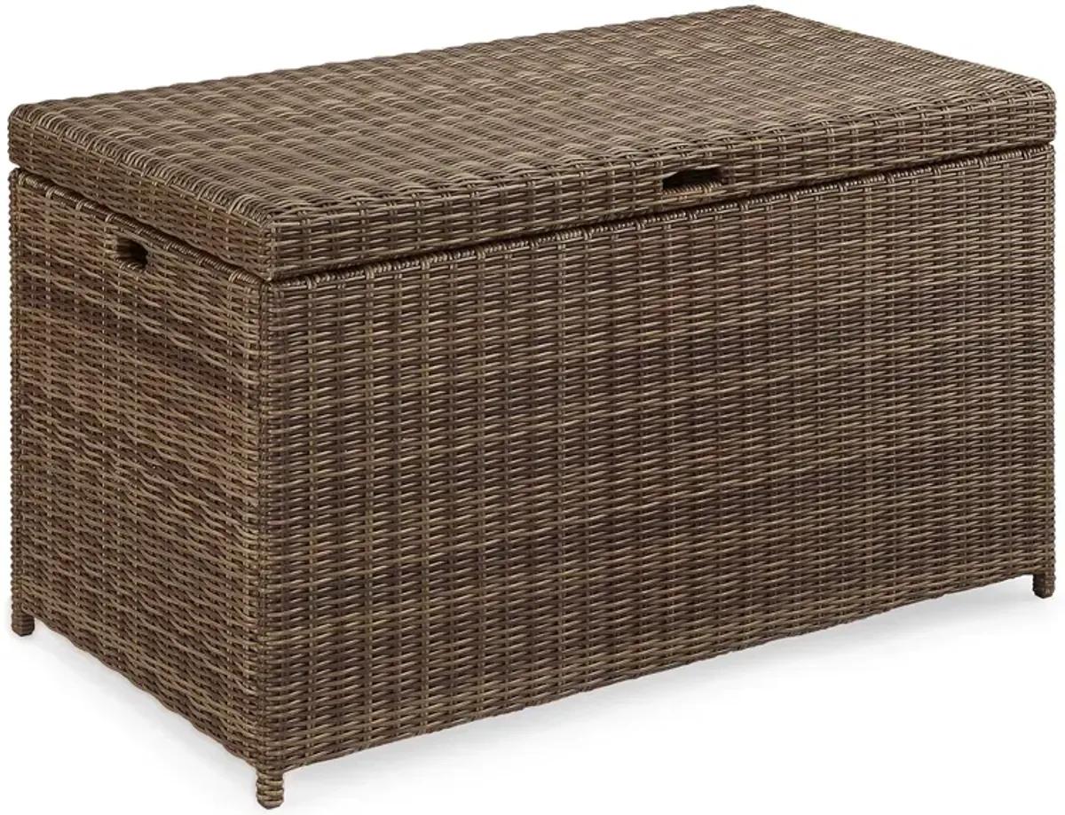 Sparrow & Wren Walton Outdoor Wicker Storage Bin