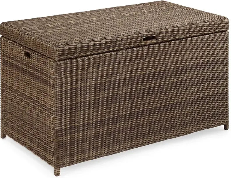 Sparrow & Wren Walton Outdoor Wicker Storage Bin