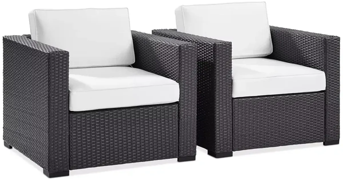 Sparrow & Wren Crescent 2 Piece Outdoor Wicker Chair Set