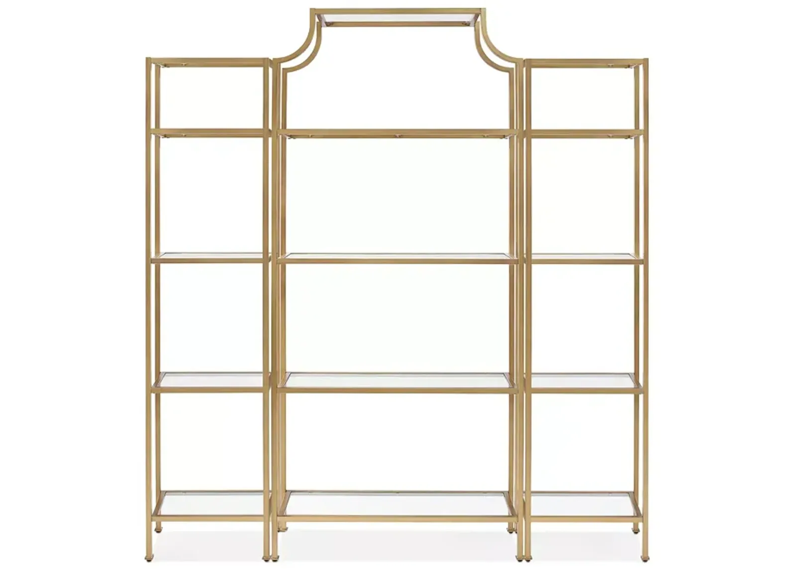 Sparrow & Wren Aimee 3 Piece Etagere Set, Large Etagere & 2 Narrow Etageres