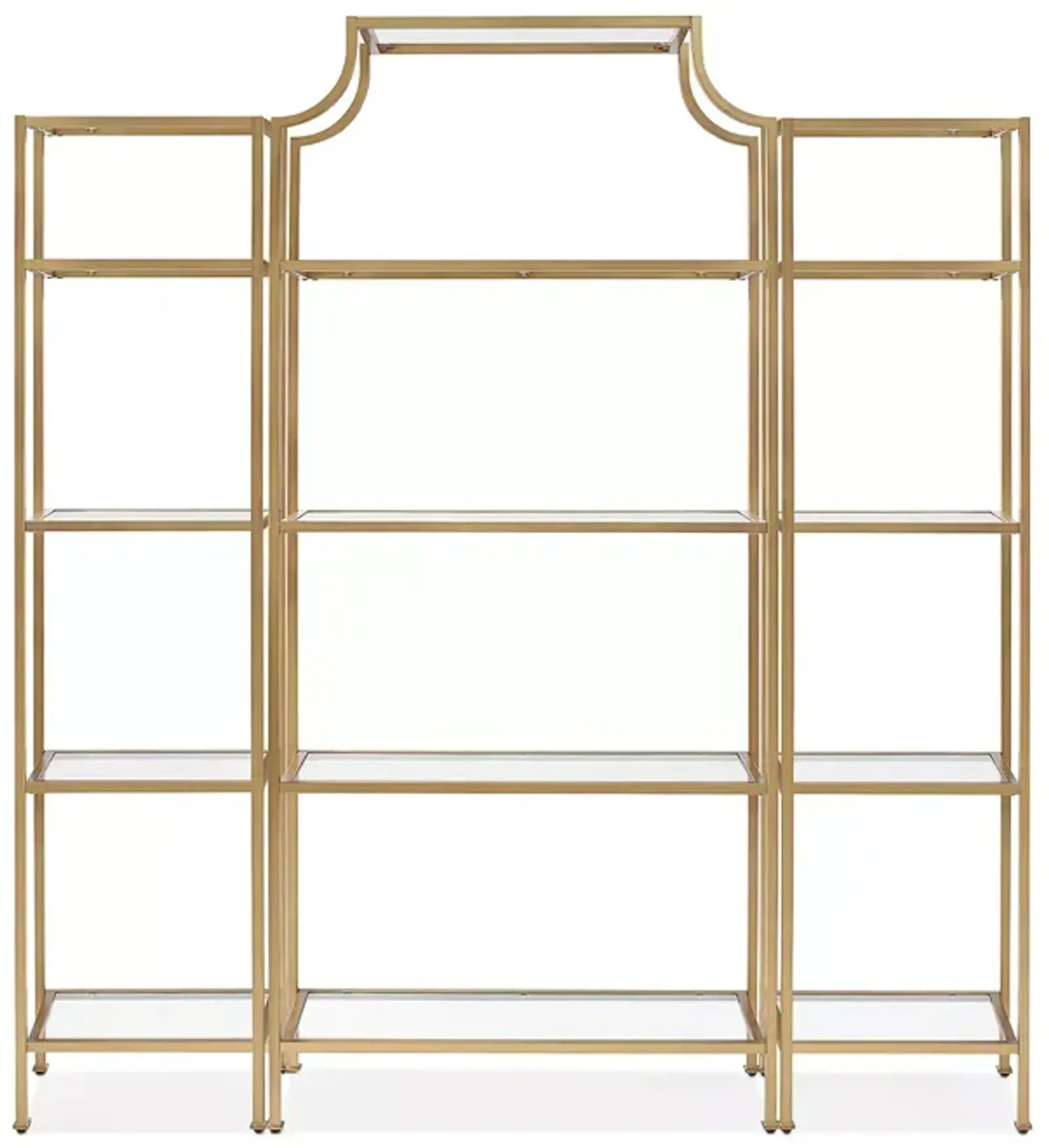 Sparrow & Wren Aimee 3 Piece Etagere Set, Large Etagere & 2 Narrow Etageres