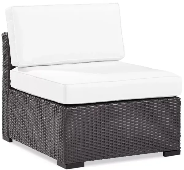 Sparrow & Wren Crescent Outdoor Wicker Armless Chair