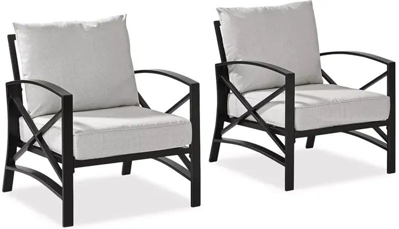 Sparrow & Wren Destin 2 Piece Outdoor Chair Set