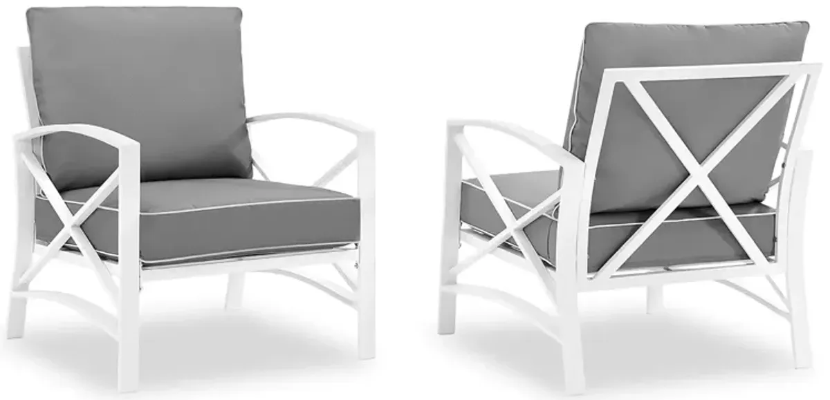 Sparrow & Wren Destin 2 Piece Outdoor Chair Set