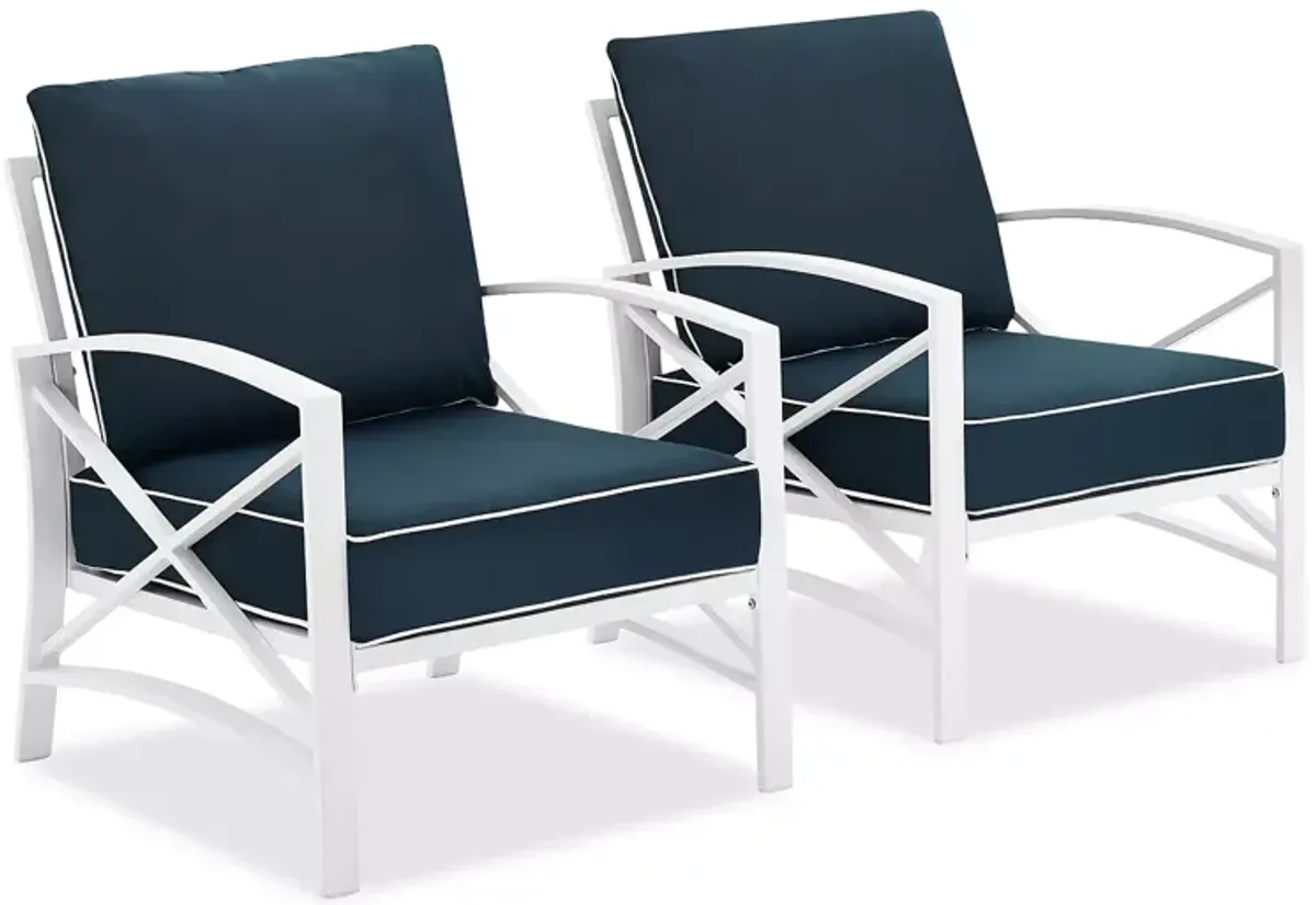 Sparrow & Wren Destin 2 Piece Outdoor Chair Set