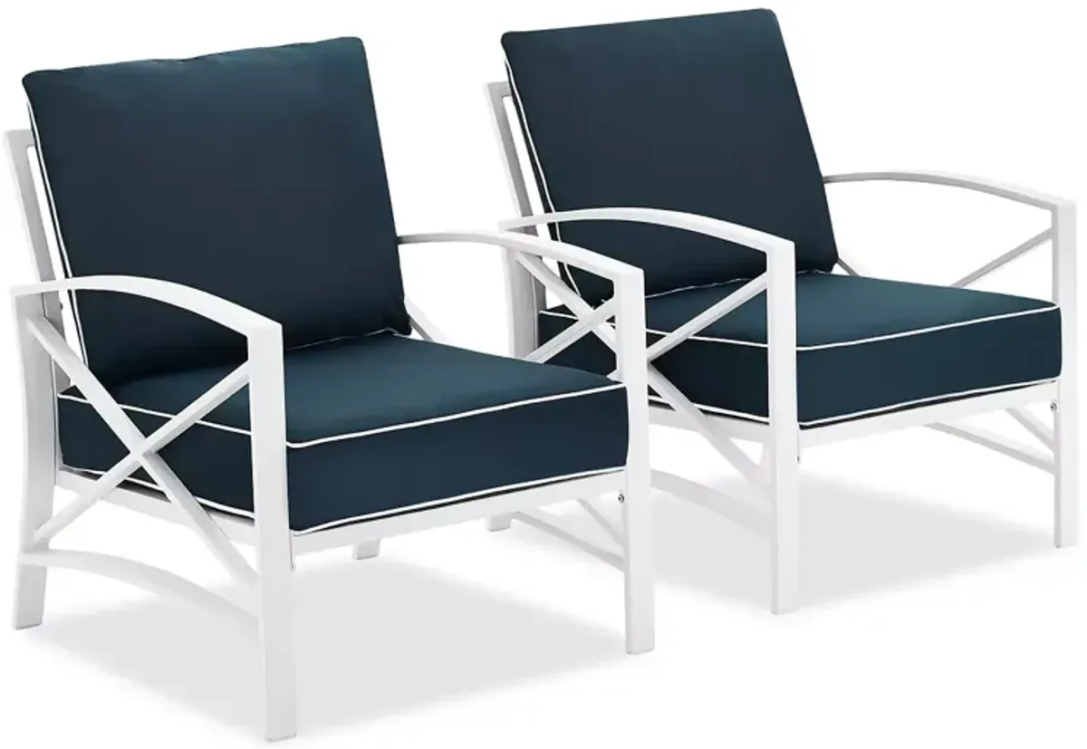 Sparrow & Wren Destin 2 Piece Outdoor Chair Set