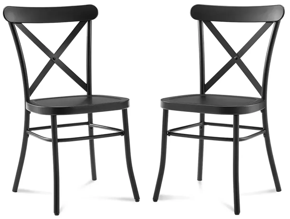 Sparrow & Wren Camille Metal Chair, Set of 2