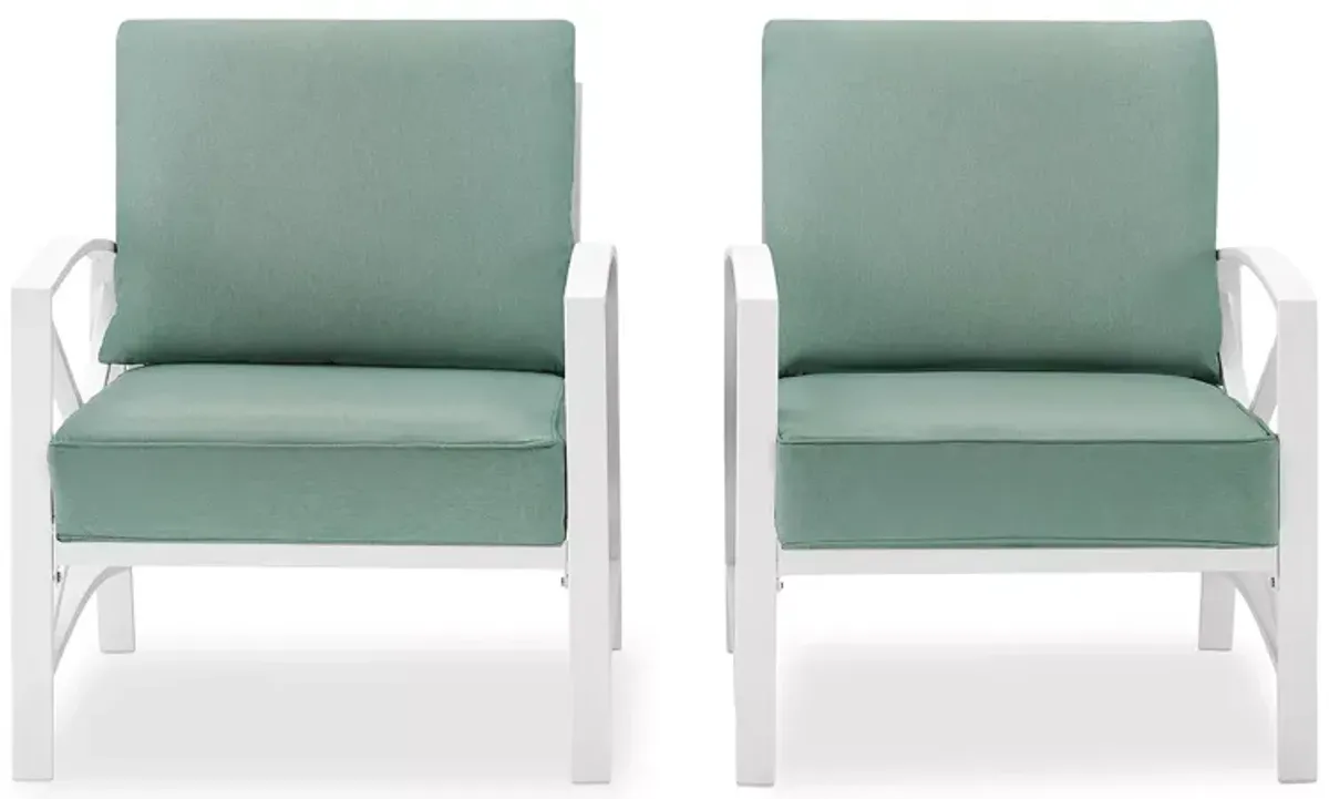 Sparrow & Wren Destin 2 Piece Outdoor Chair Set