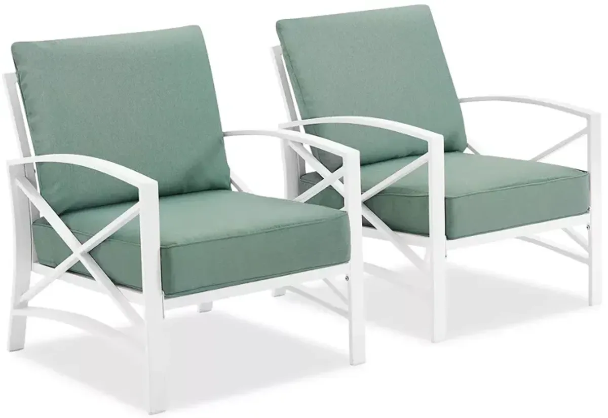 Sparrow & Wren Destin 2 Piece Outdoor Chair Set