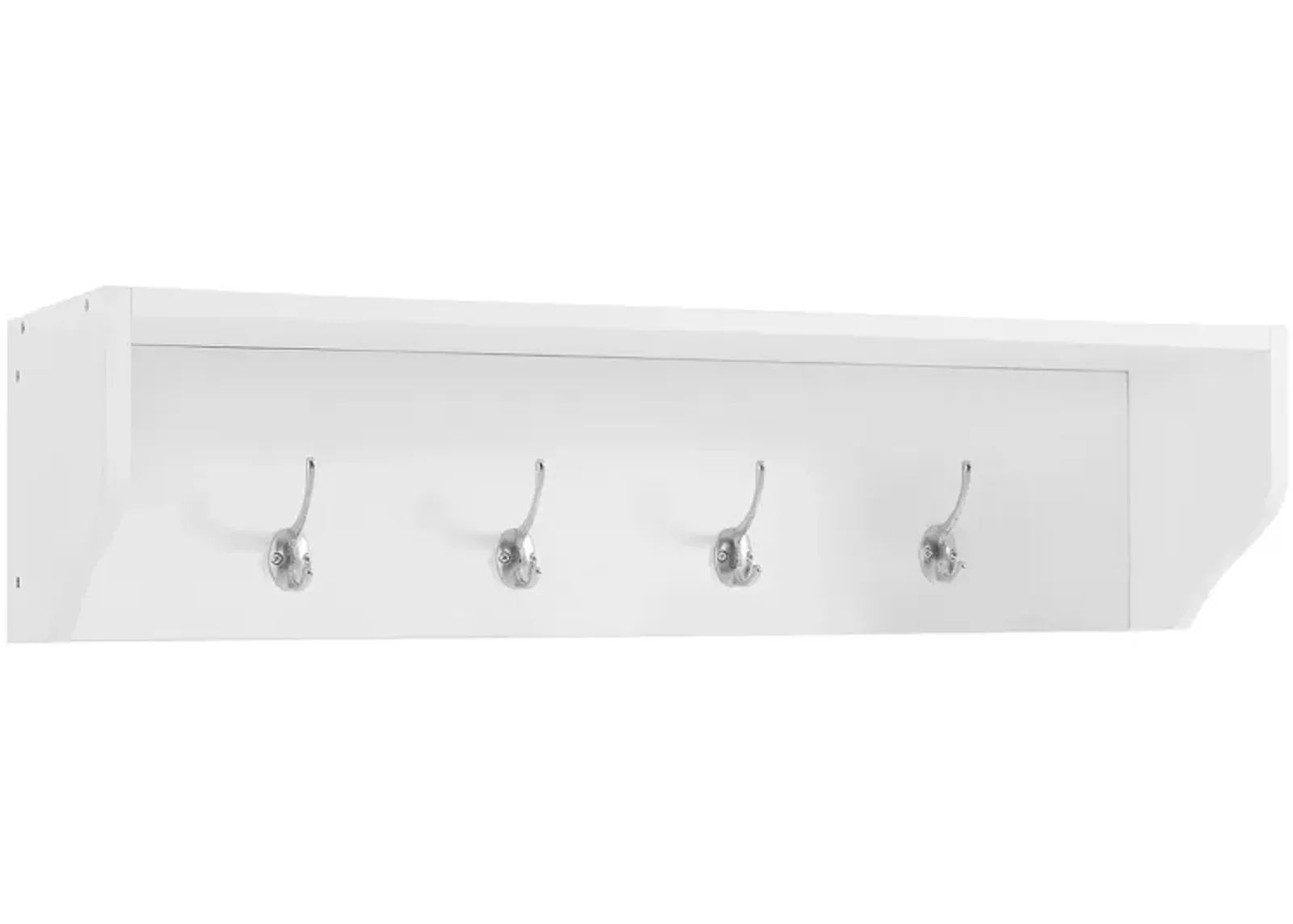 Crosley Harper Entryway White Storage Shelf