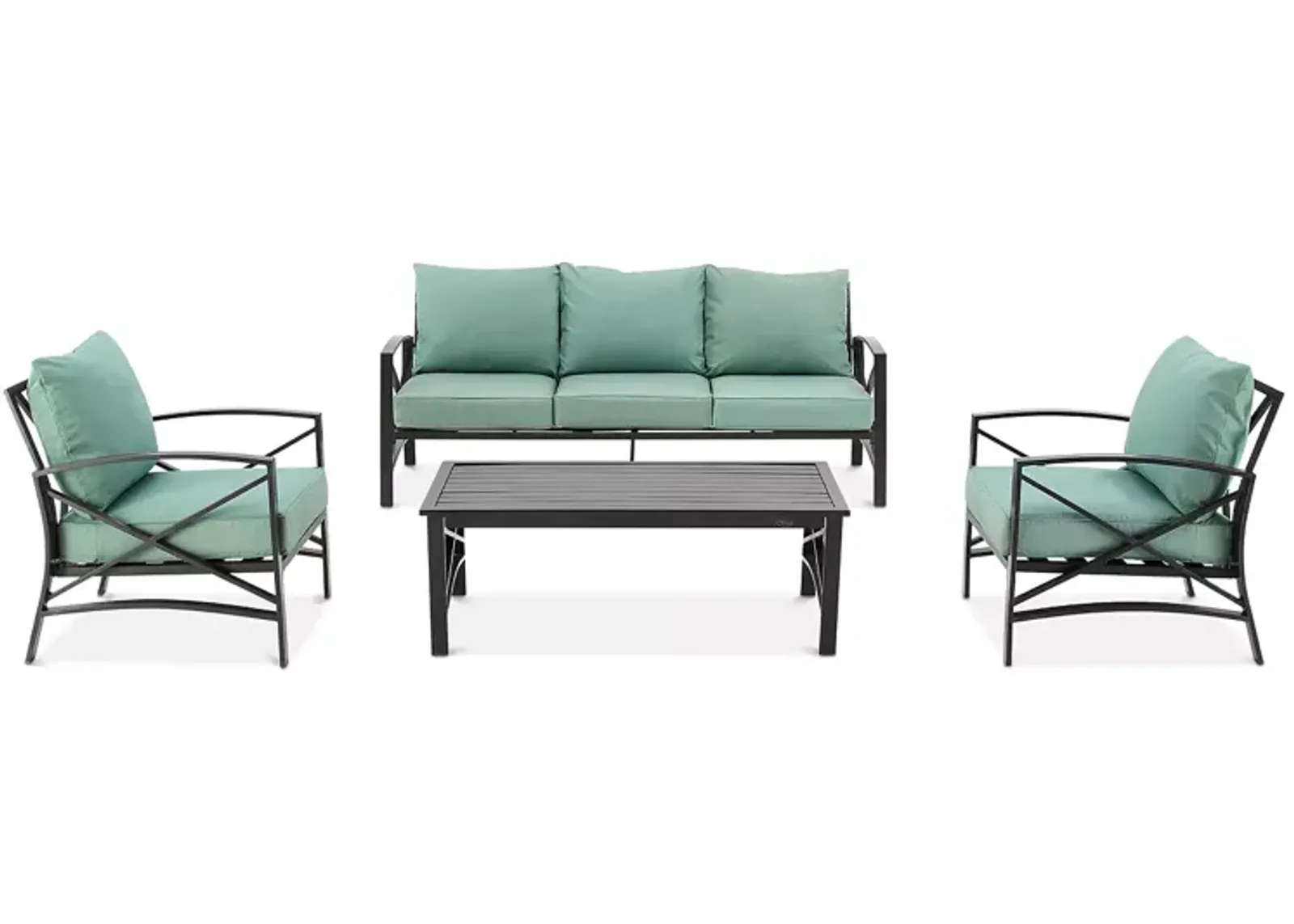 Sparrow & Wren Destin 4 Piece Outdoor Sofa Set