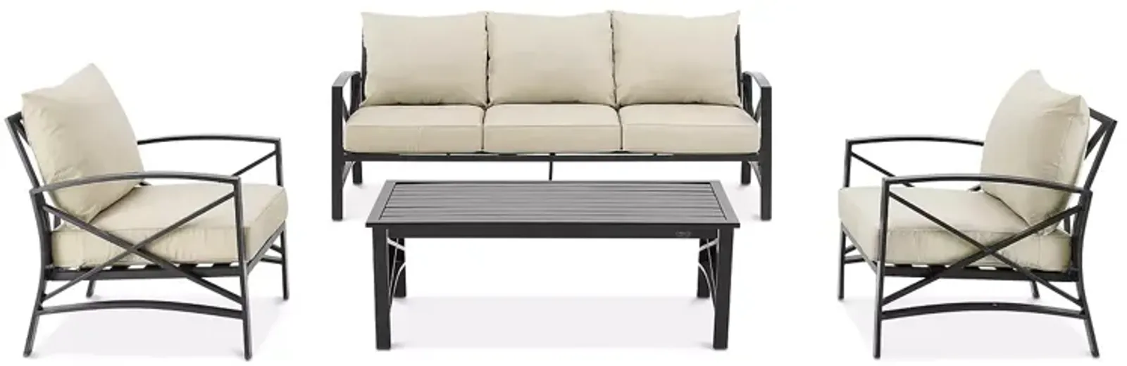 Sparrow & Wren Destin 4 Piece Outdoor Sofa Set