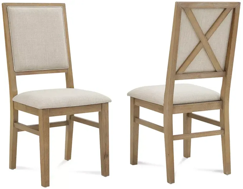 Sparrow & Wren Joanna Upholstered Back Chair, Set of 2