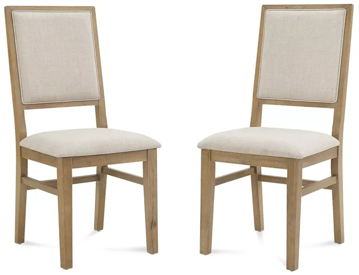 Sparrow & Wren Joanna Upholstered Back Chair, Set of 2