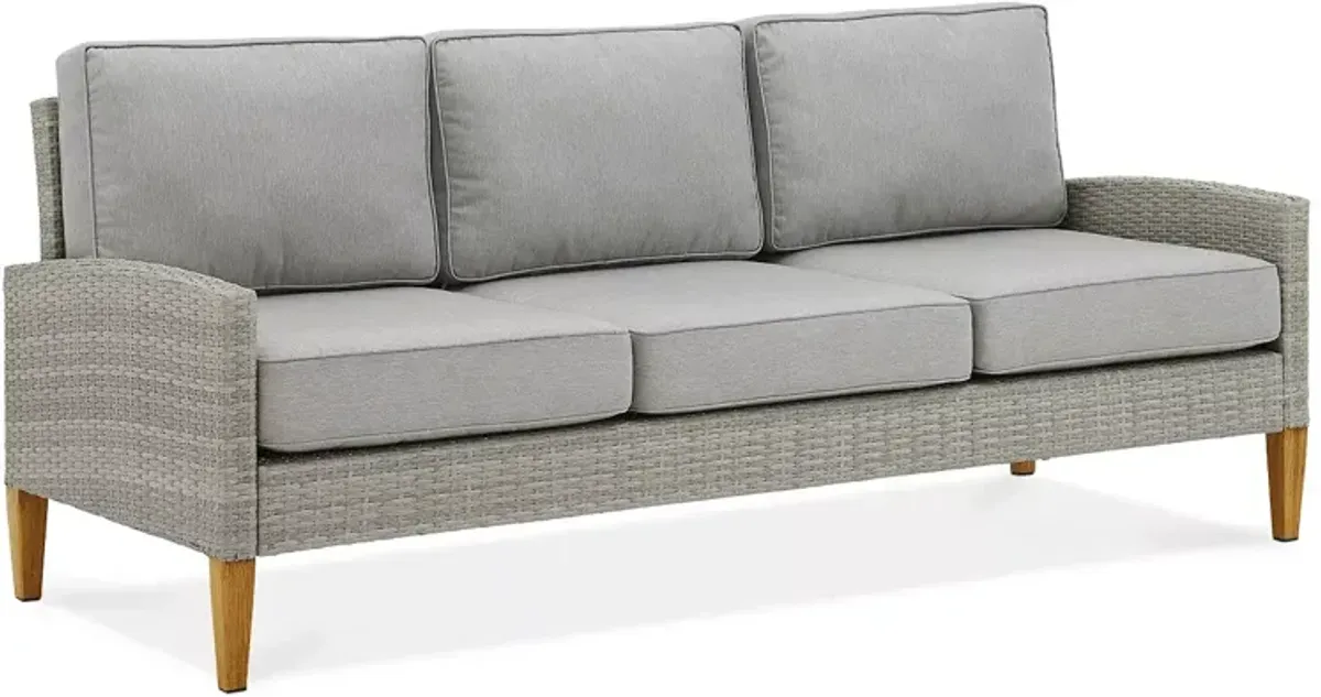 Crosley Capella Outdoor Wicker Sofa