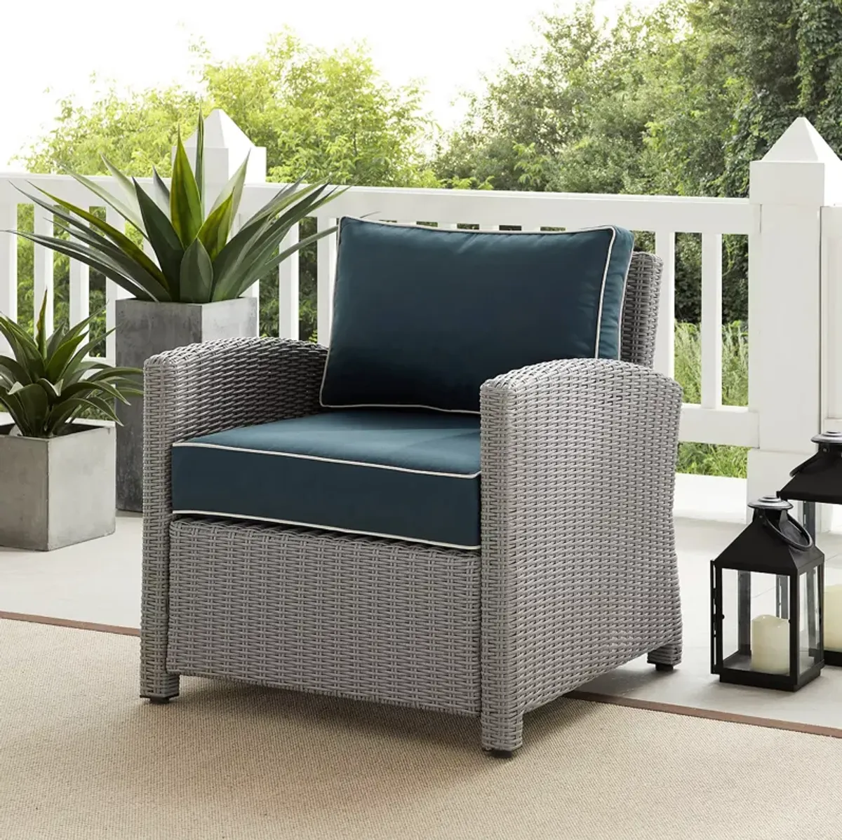 Sparrow & Wren Walton Outdoor Wicker Armchair