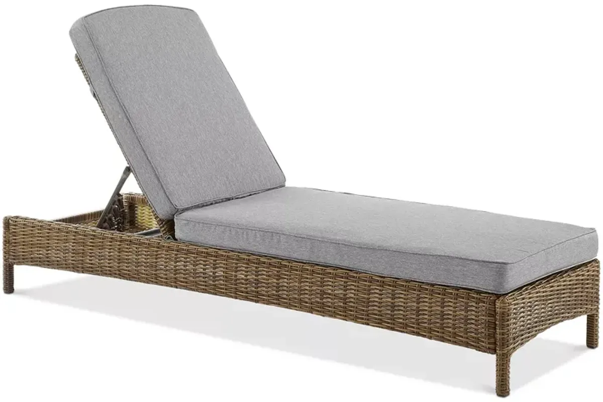 Sparrow & Wren Walton Outdoor Wicker Chaise Lounge