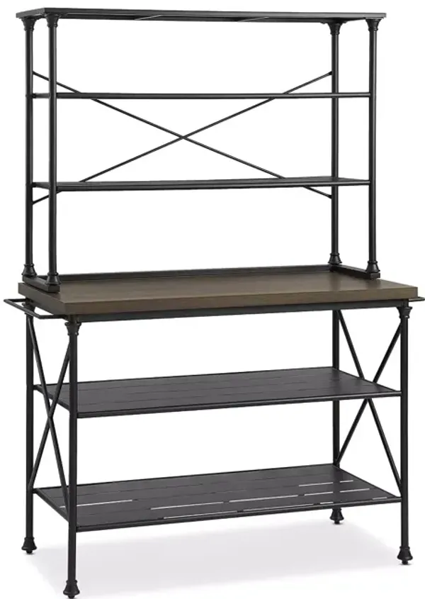 Sparrow & Wren Madeleine Kitchen Island & Hutch, Island & Hutch