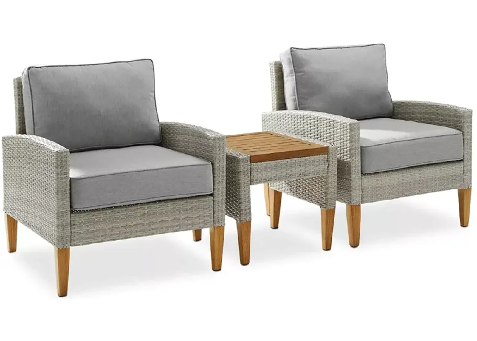 Sparrow & Wren Capella 3 Piece Outdoor Wicker Chair Set