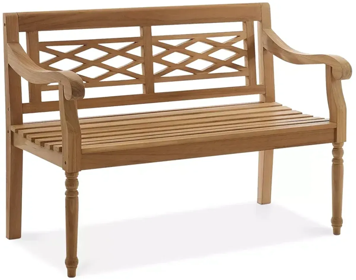 Crosley Olivier Indoor/Outdoor Teak Bench