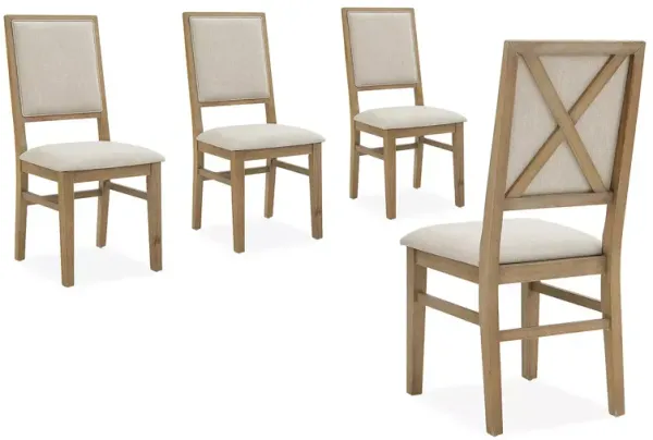 Crosley Joanna Upholstered Back Dining Chairs, Set of 4