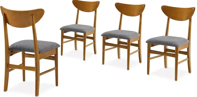 Crosley Landon Wood Dining Chair, Set of 4