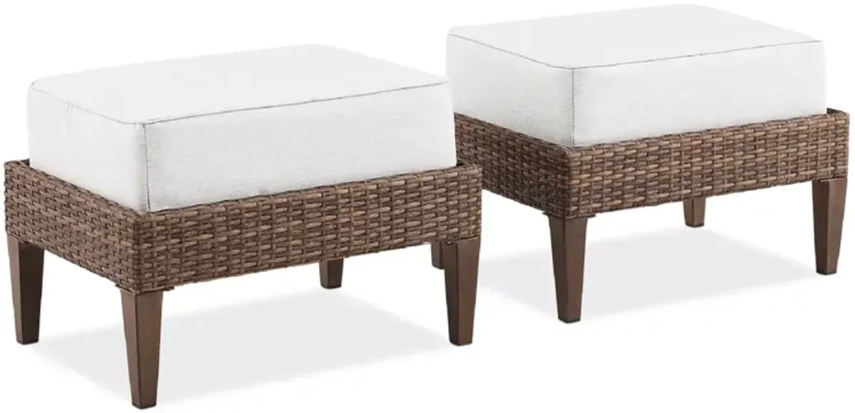 Crosley Capella 2 Piece Ottoman Set