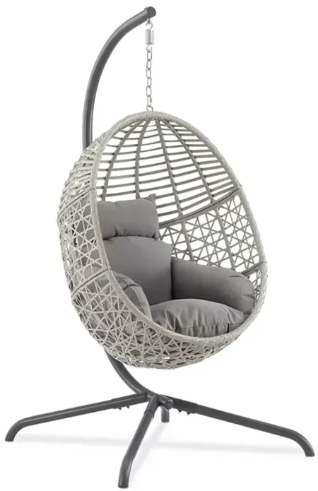 Sparrow & Wren Lorelei Indoor/Outdoor Wicker Hanging Egg Chair