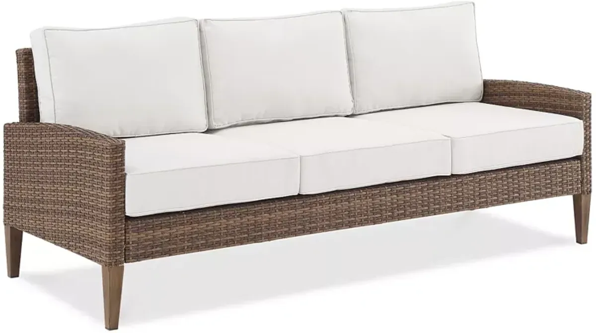 Crosley Capella Outdoor Wicker Sofa