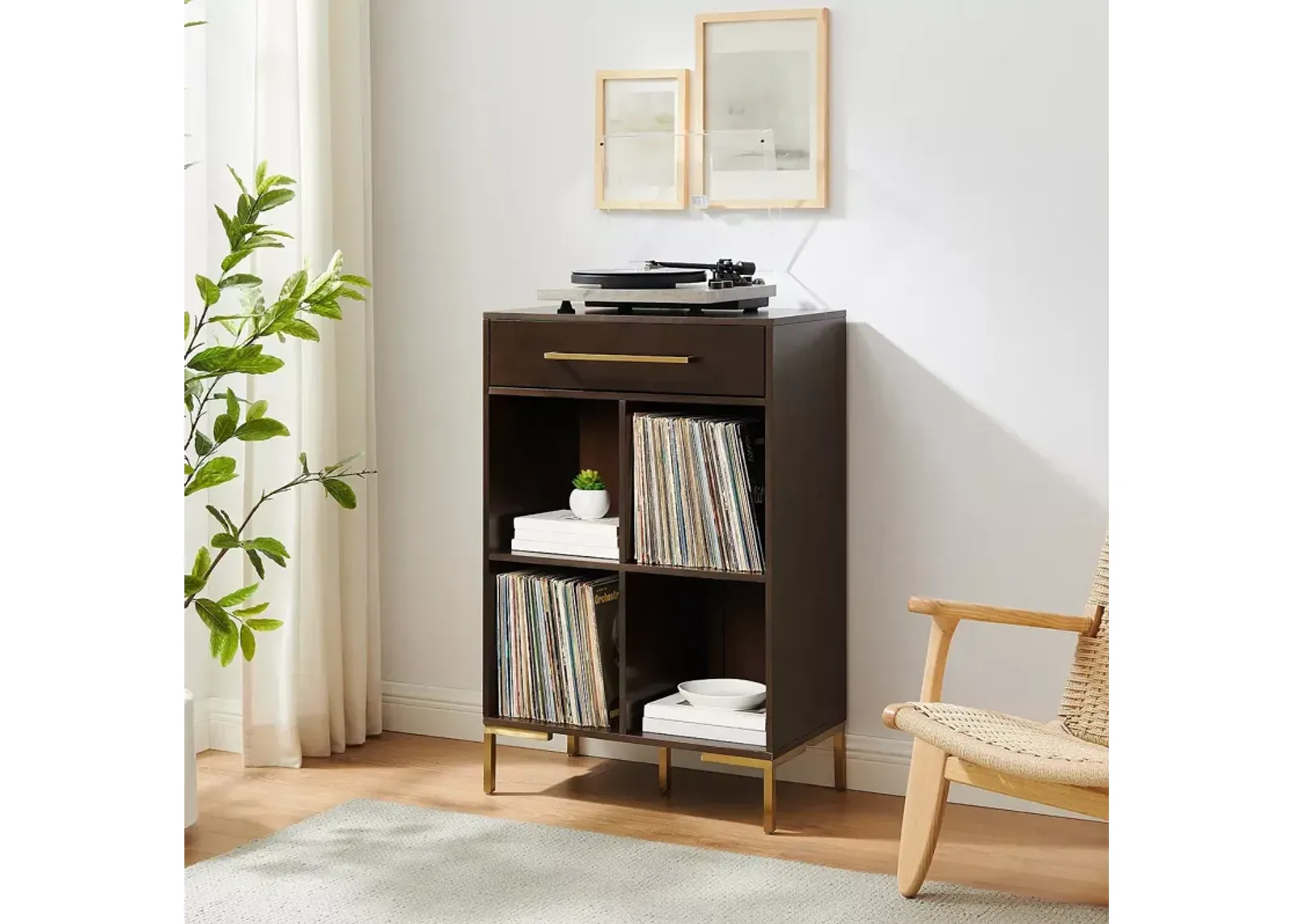 Crosley Juno Record Storage Cube Bookcase